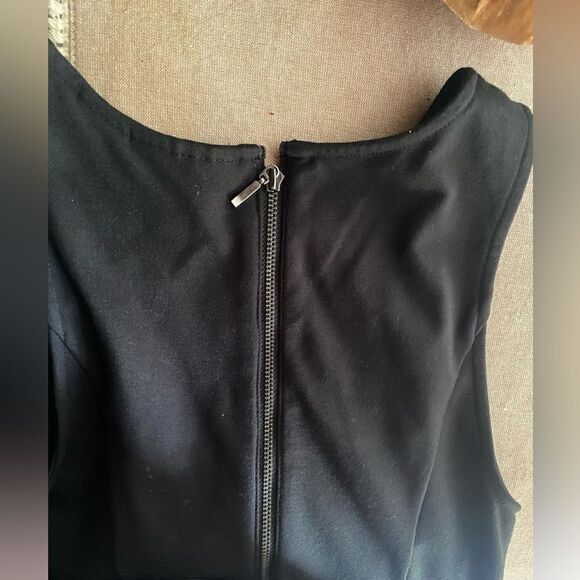 Anthropologie Maeve black sleeveless dress a. half leg size 2 - Picture 5 of 7